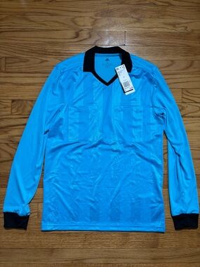 Adidas Climalite Referee 18 Long Sleeved V-Neck Jersey Men’s Sz small New!